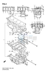 GSX-R1000 (E2) drawing CRANKCASE