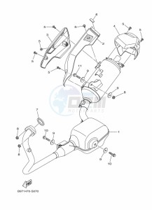 FZN250 (B8H5) drawing EXHAUST