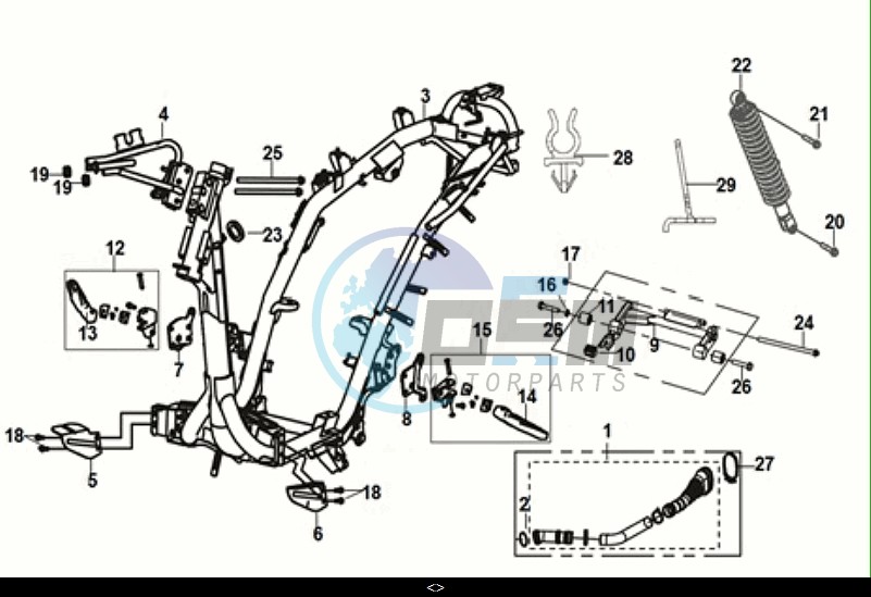 FRAME BODY - ENGINE MOUNT