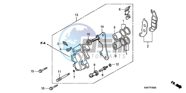 FRONT BRAKE CALIPER