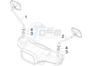 S 125 4T E3 drawing Mirror