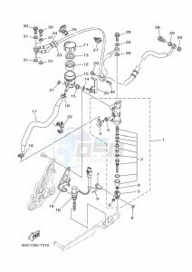 MT-07 MTN690 (BATD) drawing REAR MASTER CYLINDER