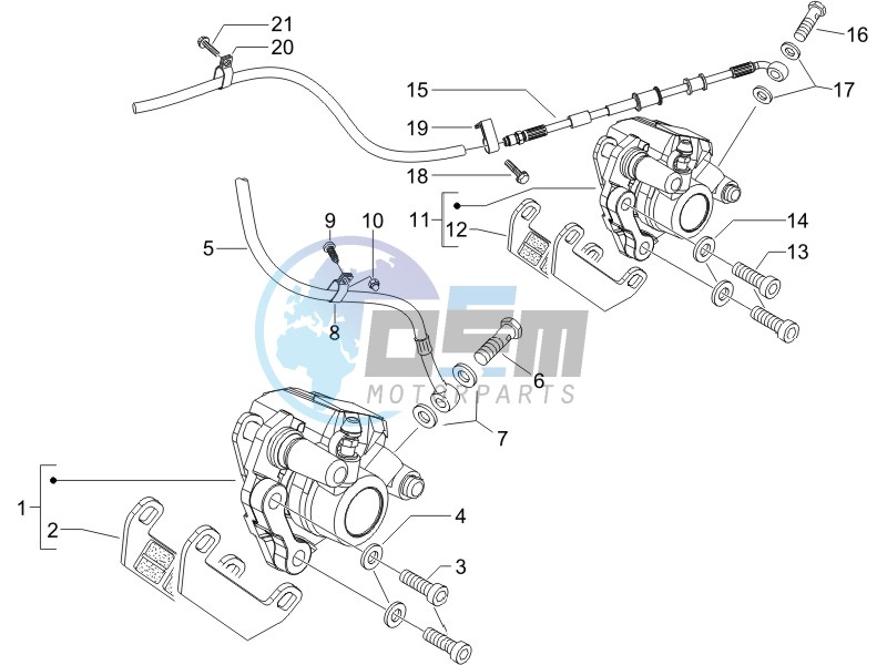 Brakes hose  - Calipers