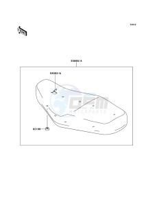 W800 EJ800ADFA GB XX (EU ME A(FRICA) drawing Seat