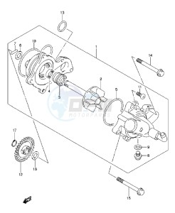 LT-A750X drawing WATER PUMP