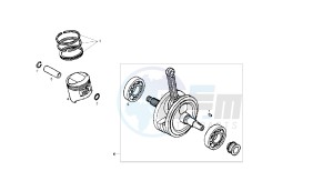 SENDA SM BAJA - 125 CC EU3 drawing CRANKSHAFT