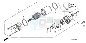 TRX420FE9 Australia - (U / 4WD) drawing STARTING MOTOR