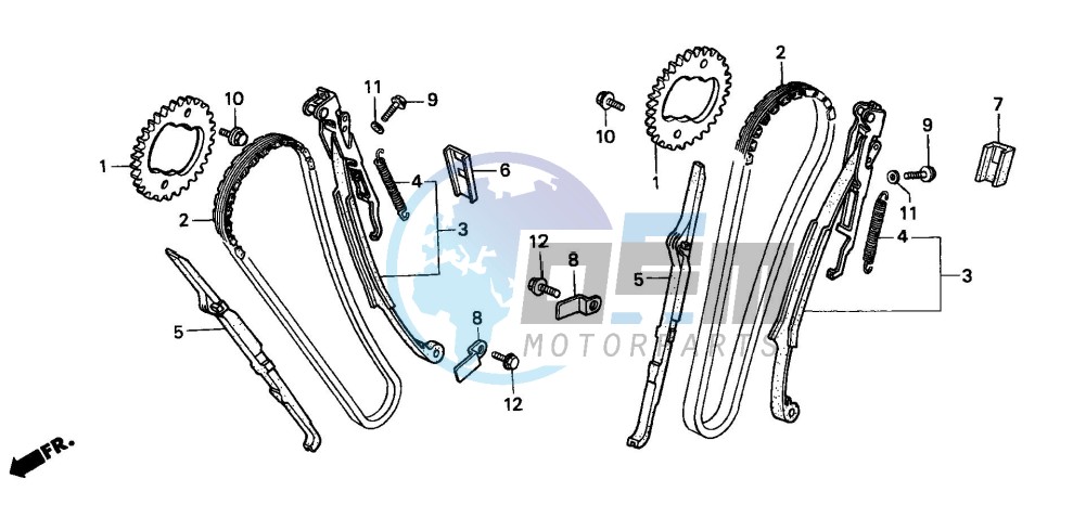 CAM CHAIN/TENSIONER