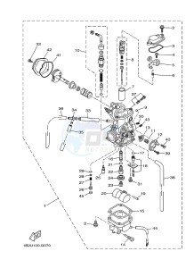 TT-R125 TT-R125LWE (19CW 19CX) drawing CARBURETOR