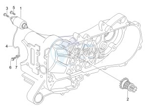 GTV 125 4T (Euro 3) drawing Starter - Electric starter