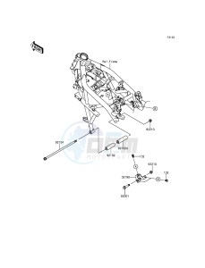 NINJA_250SL_ABS BX250BFSA XX (EU ME A(FRICA) drawing Engine Mount