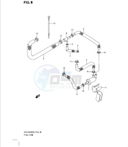 DR125SML 0 drawing FUEL HOSE