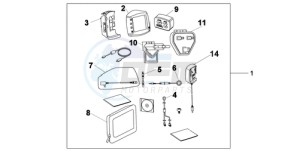 CBF600NA9 UK - (E / ABS MKH) drawing NAVI