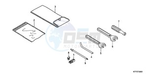 SH125RC drawing TOOLS