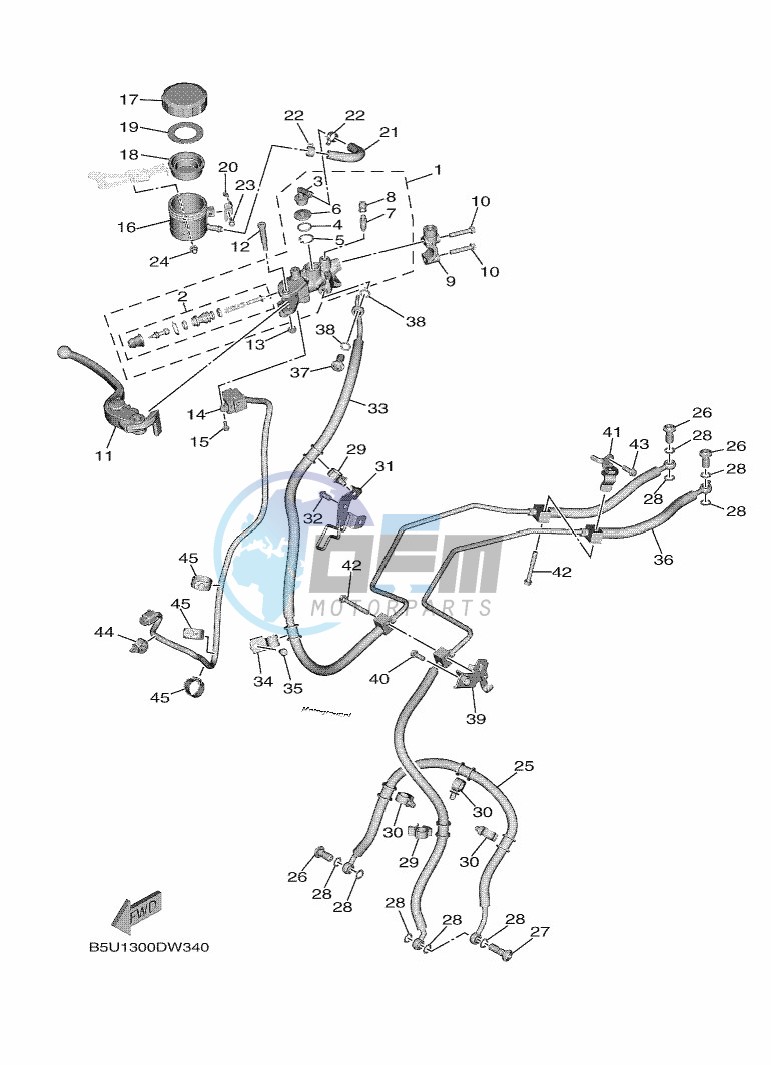 FRONT MASTER CYLINDER