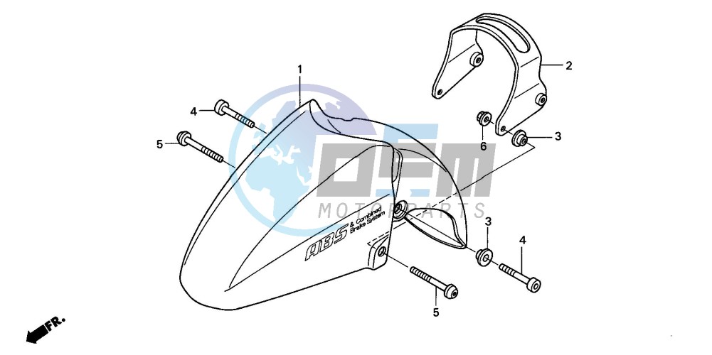 FRONT FENDER (FJS600A3/A4/A5)