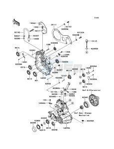 MULE_600 KAF400BFF EU drawing Gear Box