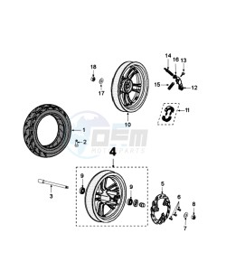 FIGHT 4 50 4T PURE drawing WHEELS