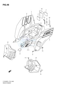 LT-Z400 (E19) drawing REAR FENDER (LT-Z400ZL1 E19)