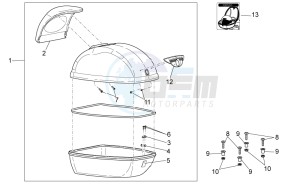 Scarabeo 100 4T e3 net drawing Top box