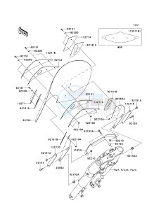 VN 2000 F [VULCAN 2000 CLASSIC LT] (6F-7F) F7F drawing COWLING