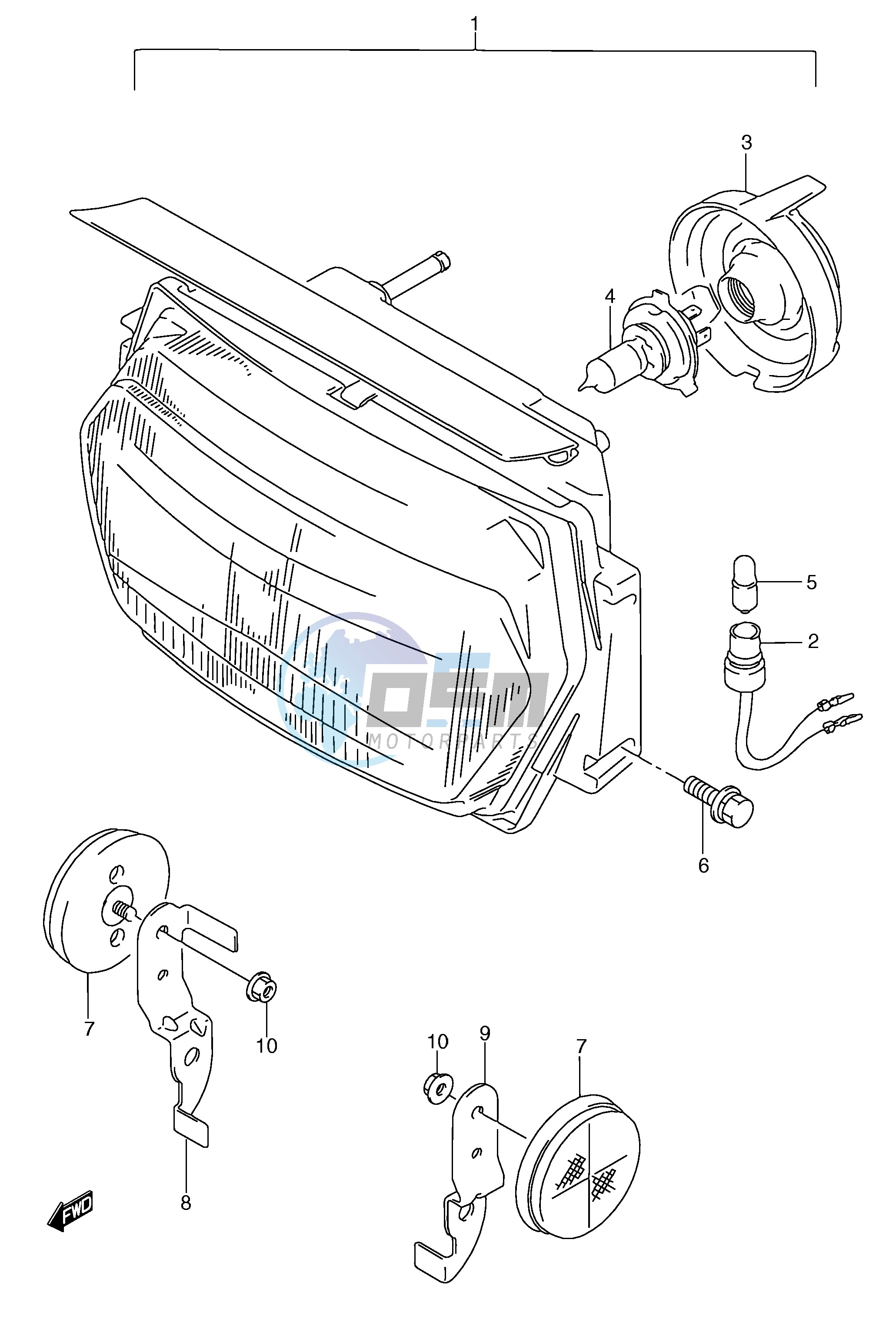 HEADLAMP (MODEL S)