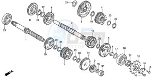 CRM75R drawing TRANSMISSION