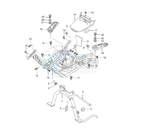 BW'S EASY 50 drawing FOOTREST AND STAND