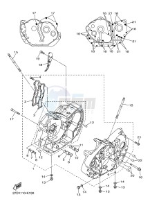 XVS1300A MIDNIGHT STAR (11C7) drawing CRANKCASE