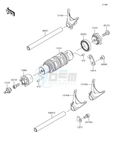 NINJA 650 EX650KHFA XX (EU ME A(FRICA) drawing Gear Change Drum/Shift Fork(s)