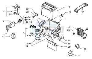 Hexagon 250 GT (578477) 578477 drawing Battery