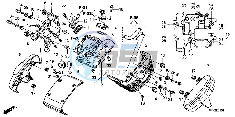 FRONT CYLINDER HEAD COVER