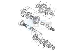 XVS A DRAG STAR CLASSIC 650 drawing TRANSMISSION