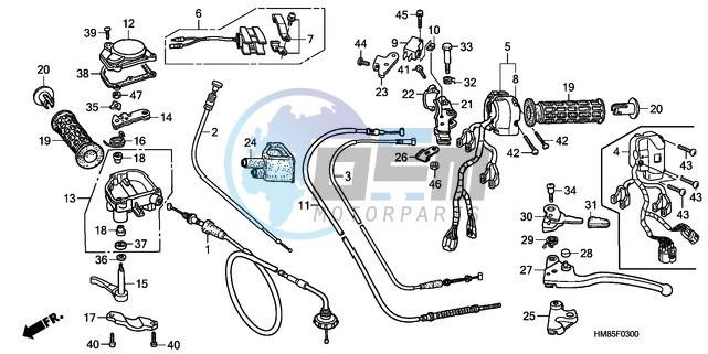 HANDLE LEVER/SWITCH/CABLE