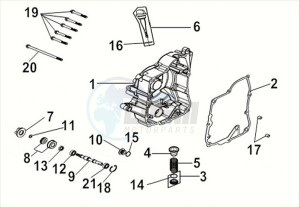 CRUISYM a 125 (LV12W3Z1-EU) (E5) (M3) drawing R. CASE COVER