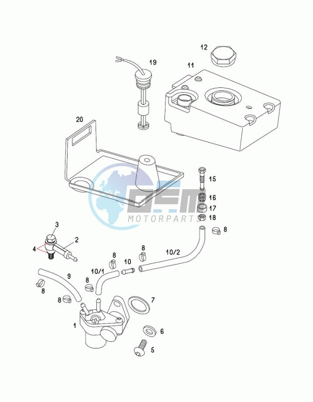 Oil pump-oil tank