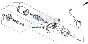 VT750CD3 drawing STARTING MOTOR