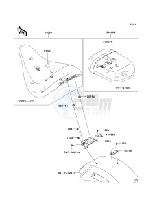 VN 1700 E [VULCAN 1700 CLASSIC] (9G-9FA) E9FA drawing SEAT