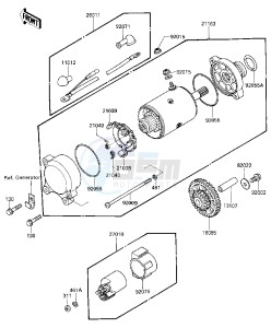 ZG 1200 A [VOYAGER XII] (A1) [VOYAGER XII] drawing STARTER MOTOR