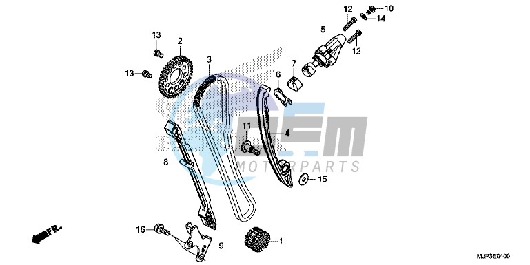 CAM CHAIN/TENSIONER