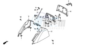 CN250 drawing TRUNK COVER