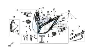 Joymax 300i ABS drawing HEADLAMP CPL