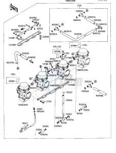 ZX 600 C [NINJA 600R] (C1-C2) [NINJA 600R] drawing CARBURETOR