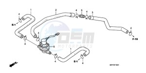 CB1300A9 Europe Direct - (ED / ABS MME TWO) drawing AIR INJECTION CONTROL VALVE