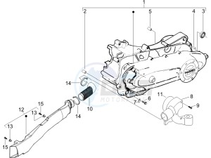 Liberty 50 4t drawing Crankcase cover - Crankcase cooling