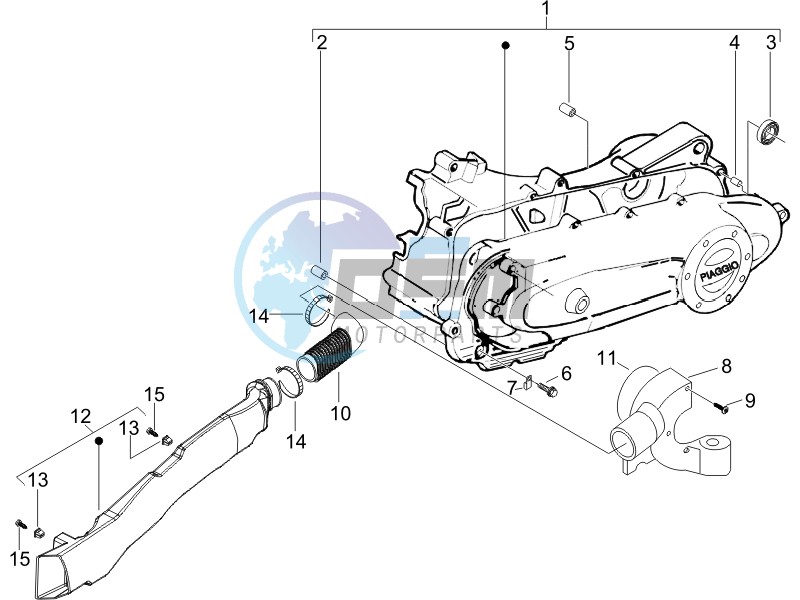 Crankcase cover - Crankcase cooling