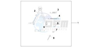 CB250 drawing MAINSTAND