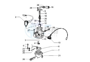 Runner VX-VXR 125-180 125 drawing Carburetor MIKUNI