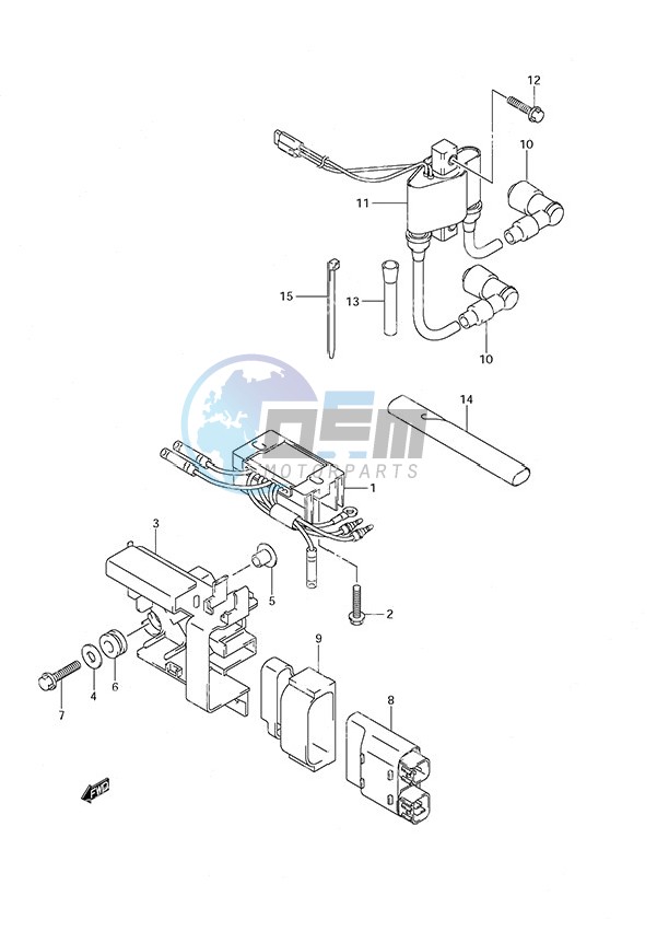 Rectifier/Ignition Coil - w/Remote Control