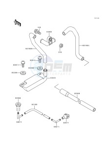 JS 750 A [750 SX] (A1-A4) [750 SX] drawing BILGE SYSTEM